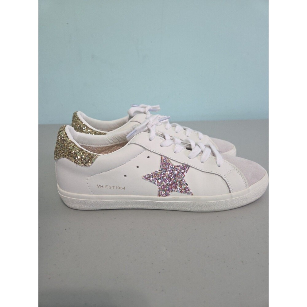 Vintage Havana Cora Women's Sneakers shoes star glitter 10 pink gold